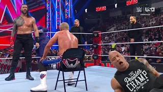 WWE 27 February 2024 Roman Reigns Vs Cody Rhodes Vs The Rock Vs Security Guards Vs All Raw Smackdown