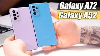 Galaxy A52 и A72 - Первый быстрый обзор