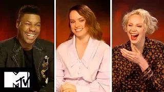 Star Wars: The Last Jedi Cast Reveal FUNNIEST Moments | MTV Movies