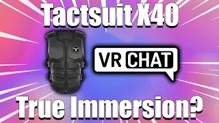 I Could Feel The Touch In VRChat! - bHaptics Tactsuit X40 || Unboxing, First Look & Test