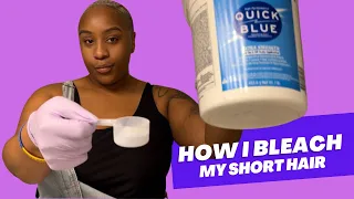 Platinum Blonde | How I Bleach & Tone My Short Hair At Home | Color Corrector