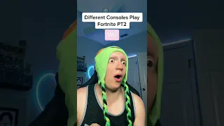 Consoles play fortnite PT2 #funny #comedy #gaming #gamer #relatable #fortnite