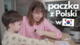 Otwieramy paczkę z Polski! - wielka radość i dodatkowa niespodzianka :) Czego nie ma w Korei?