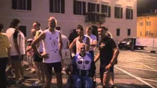 Mauro Tomasi alla Manifestazione staffetta Brennero-Bologna tappa Ala-Avio 30/07/2014