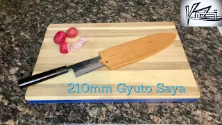 This Gyuto Needs a Proper Saya | Knife Cover