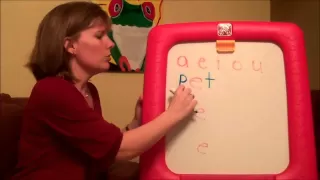 How to teach a child to read: Three letter words