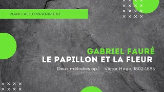 G. Fauré/Le papillon et la fleur  D major, accompaniment