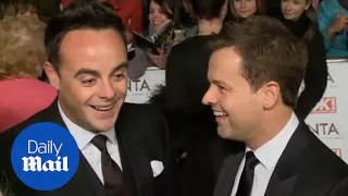 Ant and Dec on keeping each other grounded at the NTA's - Daily Mail