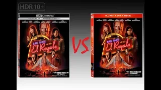 ▶ Comparison of Bad Times At The El Royale 4K (4K DI) HDR10+ vs Regular Blu-Ray Edition