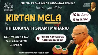 Kirtan Mela By  HH Lokanath Swami Maharaj | 10-06-2023 | ISKCON Hyderabad