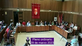 Pleno ordinario del 29 de marzo de 2023