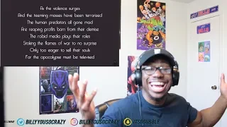 Disturbed - The Vengeful One (Lyrics) REACTION! BY FAR MY FAVORITE SONG