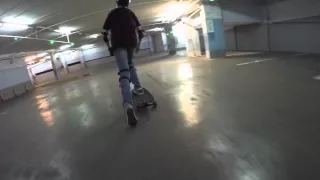 Parking Garage Longboard Session