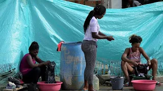 Hundreds of migrants stranded along Darien Gap near Panama's border with Colombia