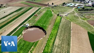 Giant Sinkhole Opens in Mexico