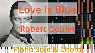 🎹Solo & Chord, Love Is Blue, Robert Goulet, Synthesia Piano