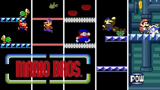 Mario Bros. | Versions Comparison | Arcade, NES, Atari 2600, 5200, C64, Apple II, CPC, GBA and more