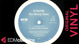 D-Factor - The Wrong Shake (Jamie Anderson Remix) (2001) - VINYL