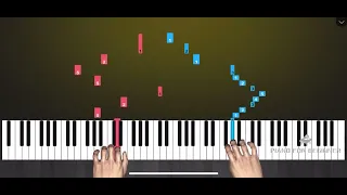 River flows in you | waterfall version | piano tutorial | (50% speed)