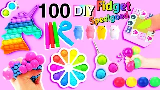 100 DIY FIDGET SPEELGOED IDEEEN - VIRAL TIKTOK FIDGET SPEELGOED, POP IT HACKS AND CRAFTS en meer..