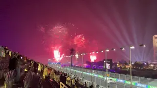 Jeddah Saudi Arabia F1 2021 Fireworks