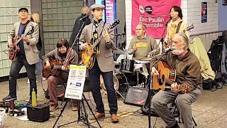 🎉 The Meetles! THE BEATLES and More by Eric Paulin Ensemble • NYC 42 St Times Square Subway Station