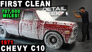 First Clean in 37 Years: Barn Find Chevy C10 Crazy Story!