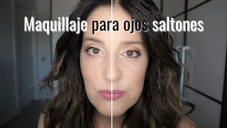 Maquillaje para ojos grandes o saltones