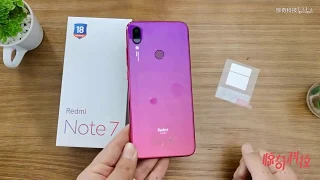 Unboxing New Redmi Note 7 Mobile | Pink Color | 2019 | Gizmo24