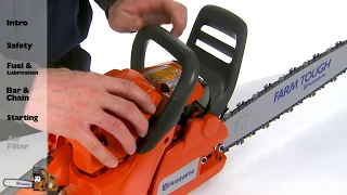 How to Clean an Air Filter on Gasoline Powered Chainsaws | Husqvarna