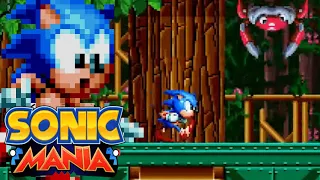 Wooded Metropolis Zone in Sonic Mania