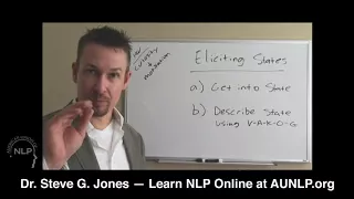 How to Elicit VAKOG with NLP  | Dr. Steve G. Jones