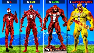 $1 CARNAGE SUIT to $1,000,000,000 CARNAGE SUIT in GTA 5!