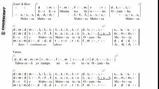MABOZA MABOZA Solfa notation music