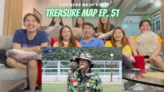COUSINS REACT TO TREASURE MAP EP.51 🔥 이것이 트레저의 팀워크다악! 🔥 극기 훈련 캠프