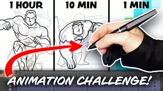 1 Hour | 10 Minute | 1 Minute - ANIMATION CHALLENGE!