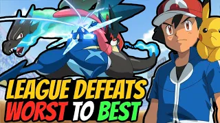 Ranking Ash's League Defeats From Worst to Best