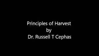 Principles of Harvest