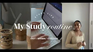 My Updated Study Routine Minimal, Easy, & Effective | Study Tips