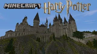 Minecraft Relaxing Longplay - Minecraft Hogwarts - Wandering in Harry Potter World (No Commentary)