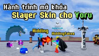 Bloxfruits - Hidding nâng cấp Slayer Skin cho Yoru siêu luck. #hidding #bloxfruit #bloxfruits