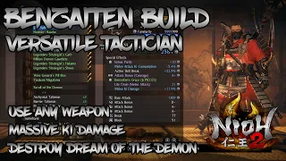 Nioh 2 - Benzaiten Build - Versatile Tactician - Destroy Dream of the Demon!