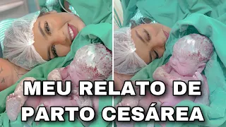 MEU RELATO DE PARTO CESÁREA | GRAVIDEZ DE ALTO RISCO COM TROMBOFILIA