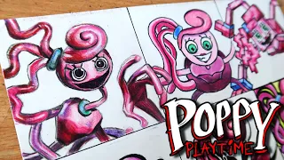 Drawing Mommy Long Legs in Different Styles | Poppy Playtime Chapter 2