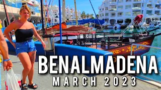BENALMADENA 🇪🇦 SPAIN Costa del Sol Andalucía March 2023 Walking Tour 4K