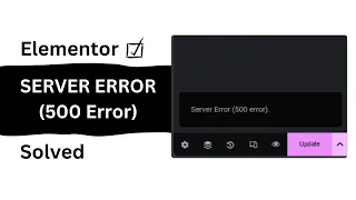 Elementor Server 500 Error - Quick Fix Bangla 🔥