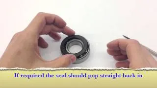 How To Remove Rubber Seals From A Bearing