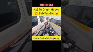 Aaj Crash Hogya Marte Marte Bacha #shorts #motovlog #vlog #zx10r