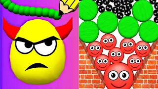 Draw to Smash Puzzle VS Hide Ball Brain Teaser Logic Puzzle Android IOS