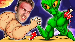 Wbijałem *TOPKĘ* ⚠️ (CAŁE 5 DNI) ⏰ i WYGRAŁEM z NOWY *UFO BOSS* 👽 w (Siłowanie na Rękę) 💪 w Roblox